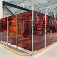 鋼柱PC板圍欄防護(hù)