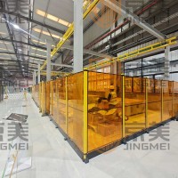 鋼柱PC板圍欄防護(hù)