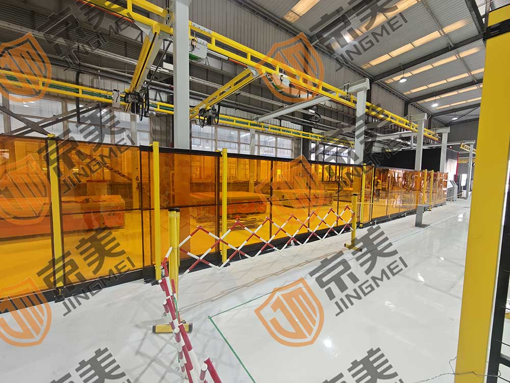 鋼柱PC板圍欄防護(hù)