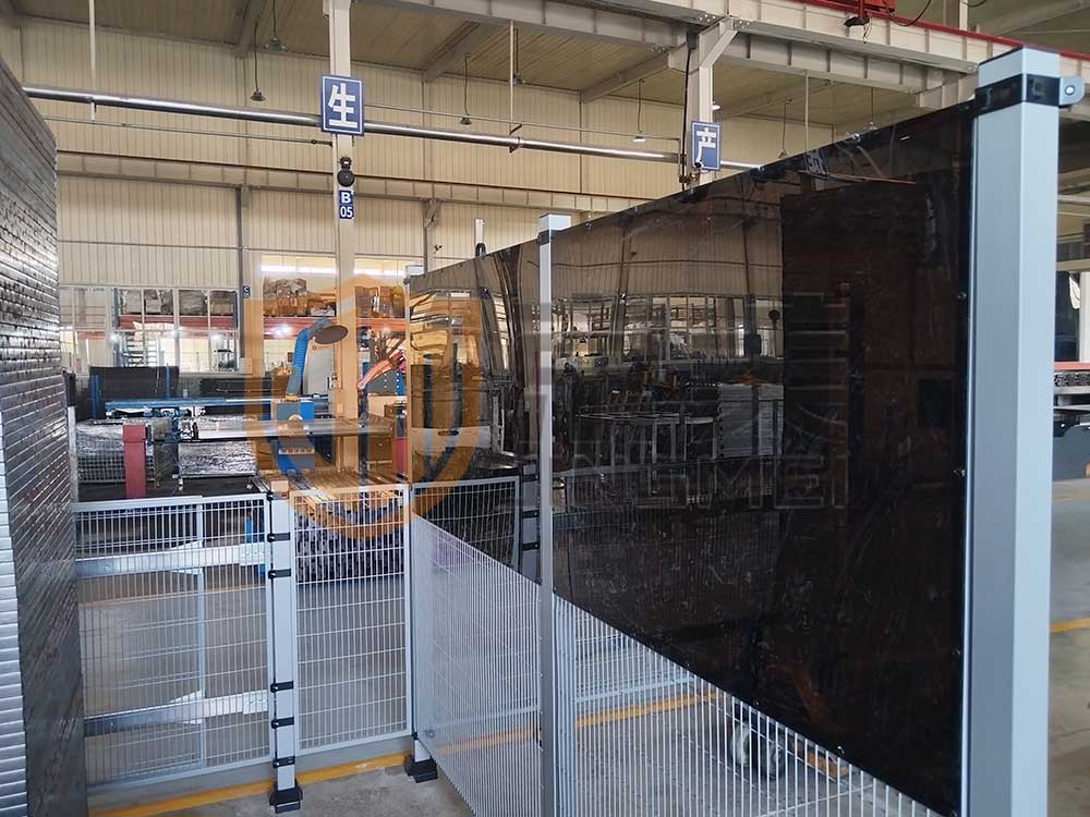 鋼柱PC板圍欄防護(hù)