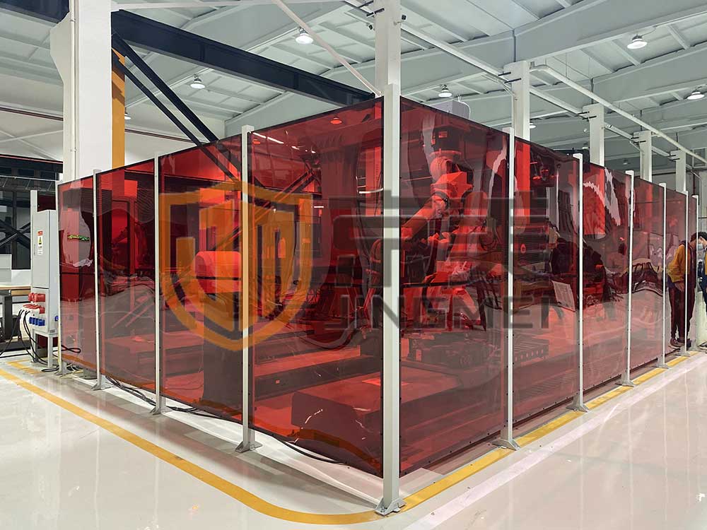 鋼柱PC板圍欄防護(hù)